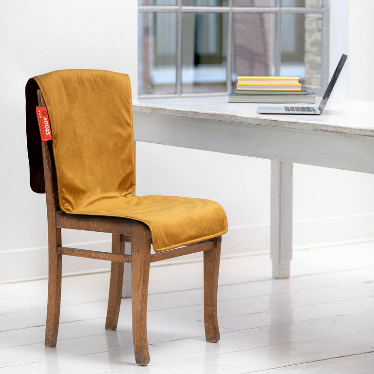 big hug xl velvet yellow product beeld