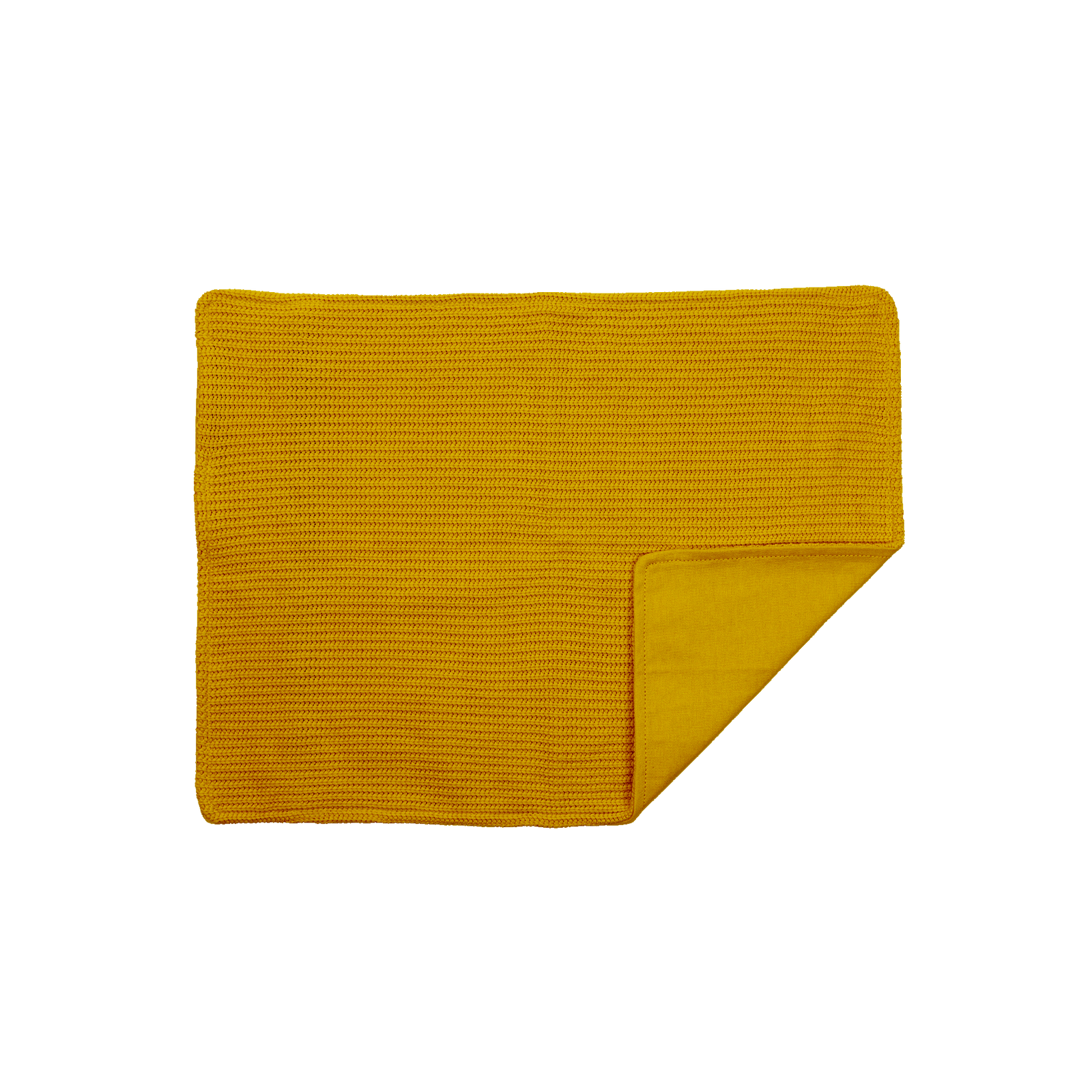 Housse de coussin | 45x60 Tricot Jaune Ocre