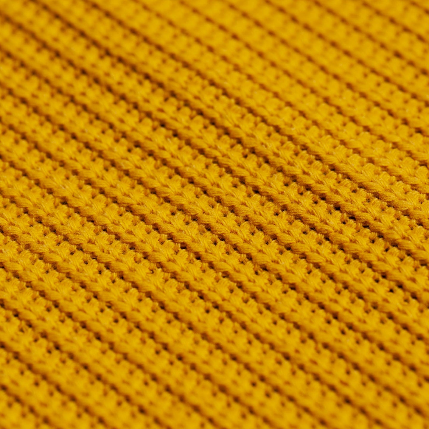 Housse de coussin | 45x45 Tricot Jaune Ocre