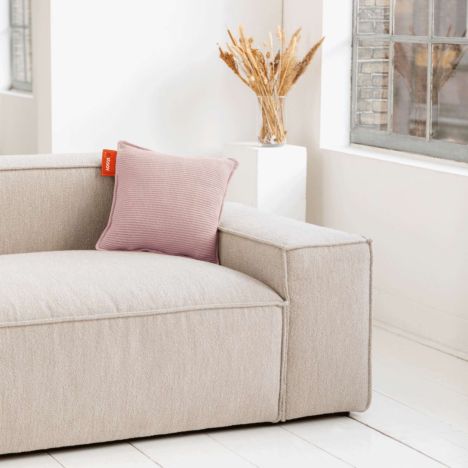 Ploov | 45x45 Tricot Vieux Rose