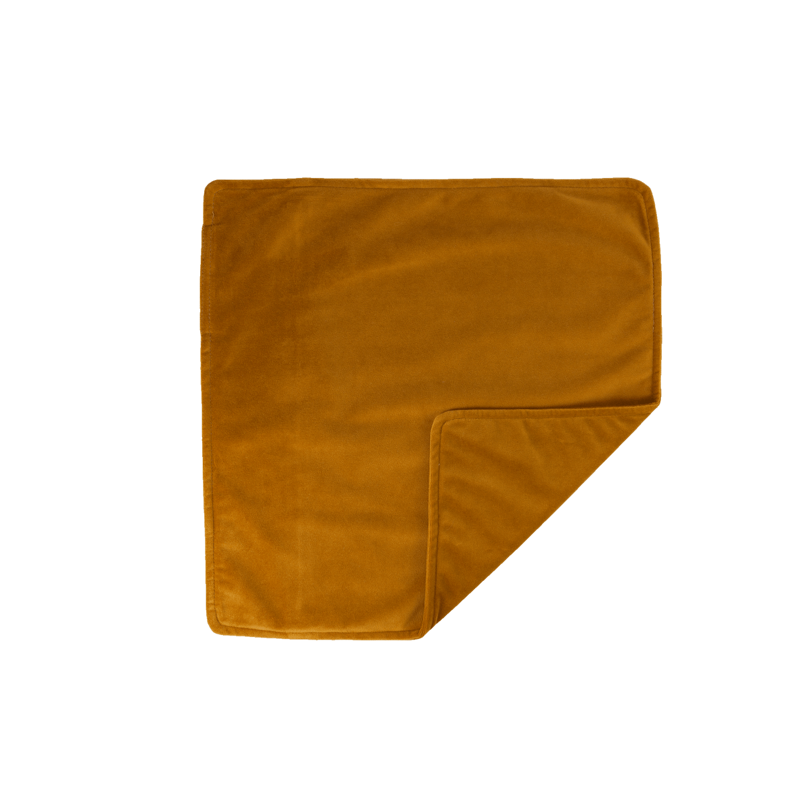 Housse de coussin | 45x45 Velours Jaune Moutarde