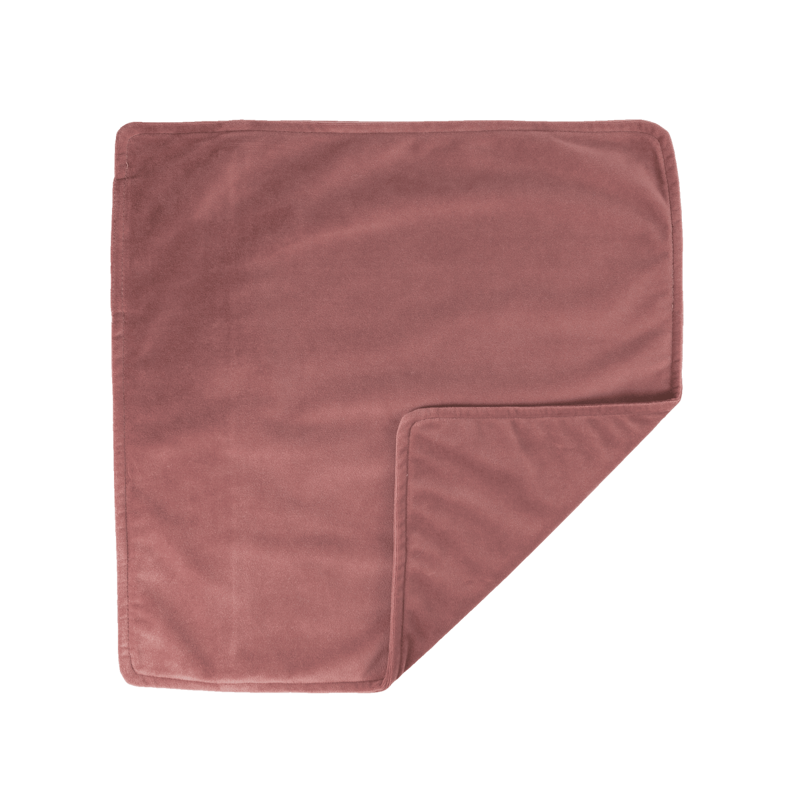 Housse de coussin | 45x45 Velours Rose Poivré