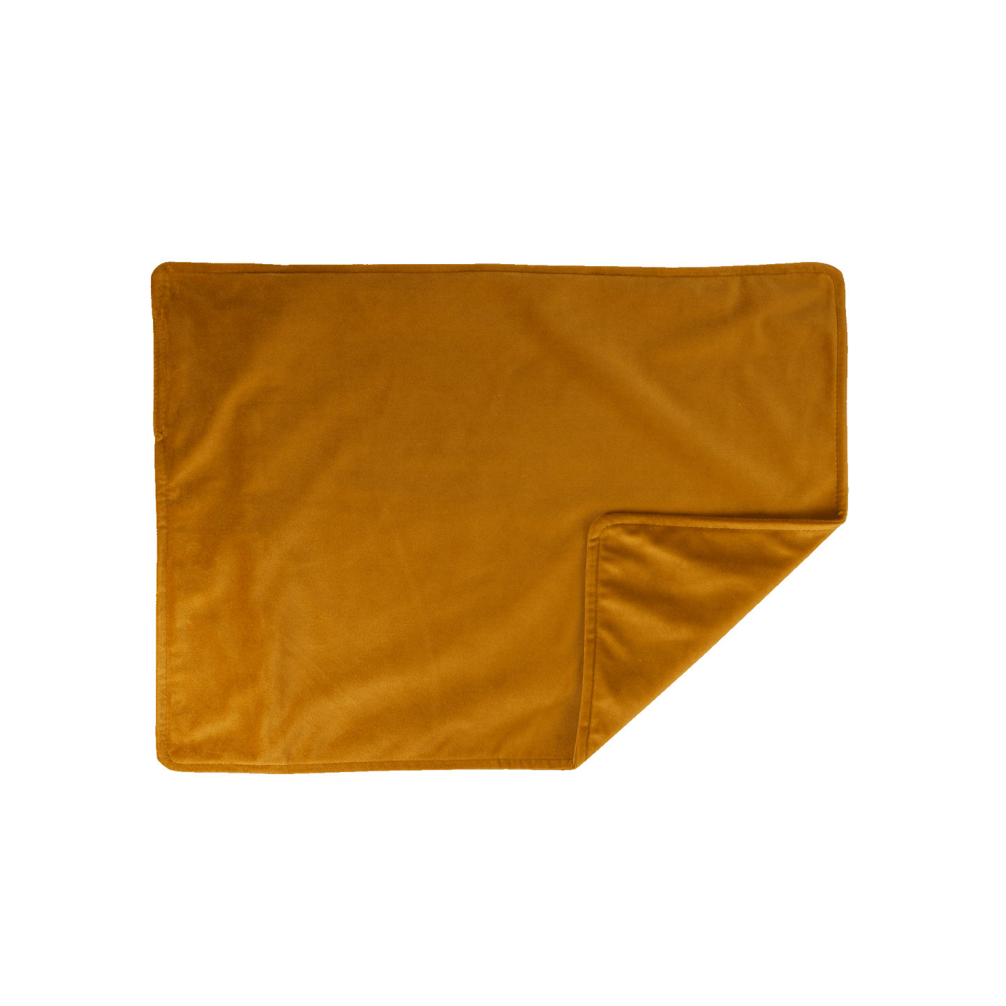 Housse de coussin | 45x60 Velours Jaune Moutarde