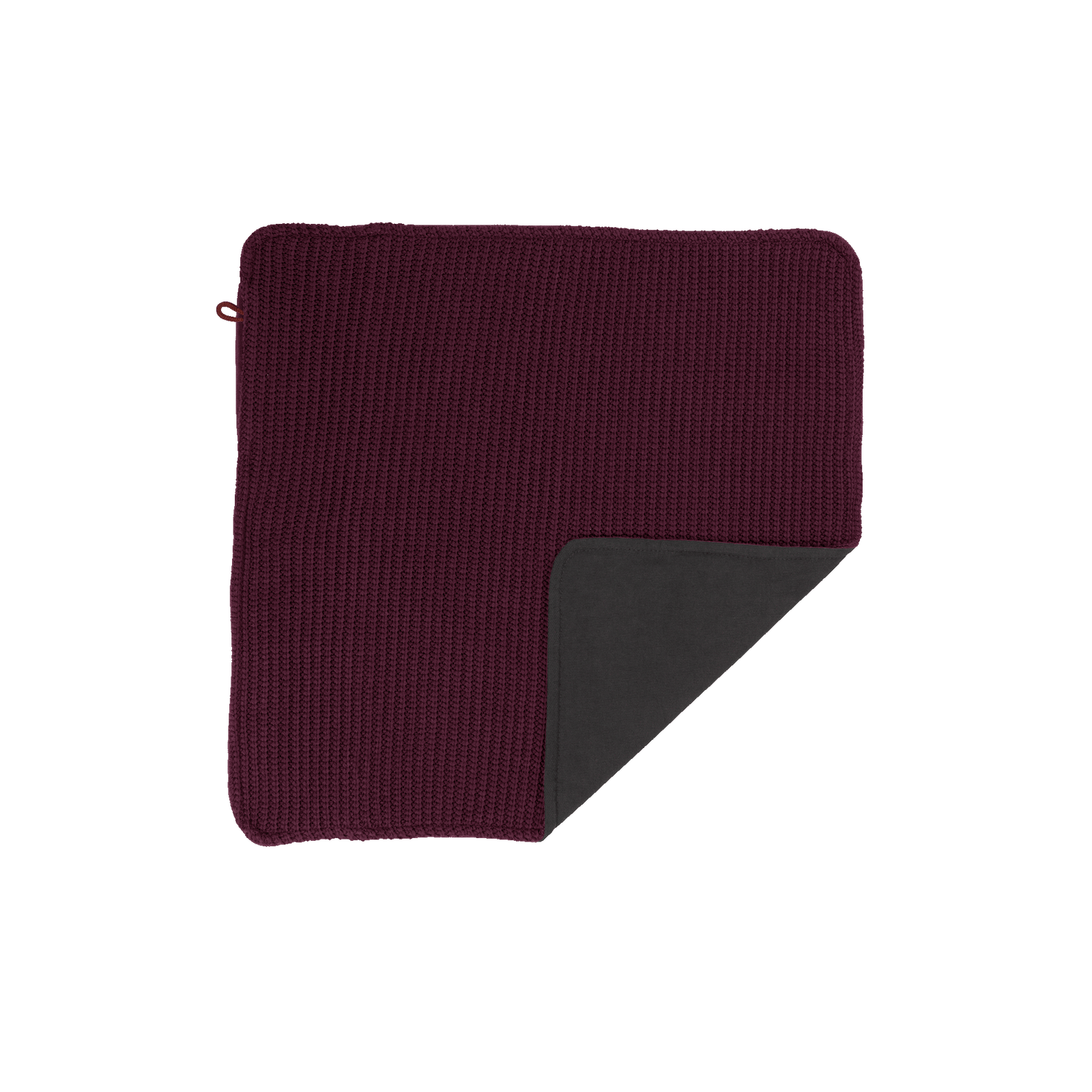 Housse de coussin | 45x45 Tricot Bordeaux