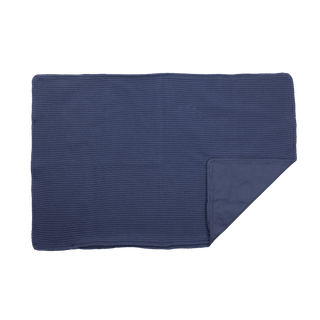Housse de coussin | 60x90 Tricot Bleu Denim