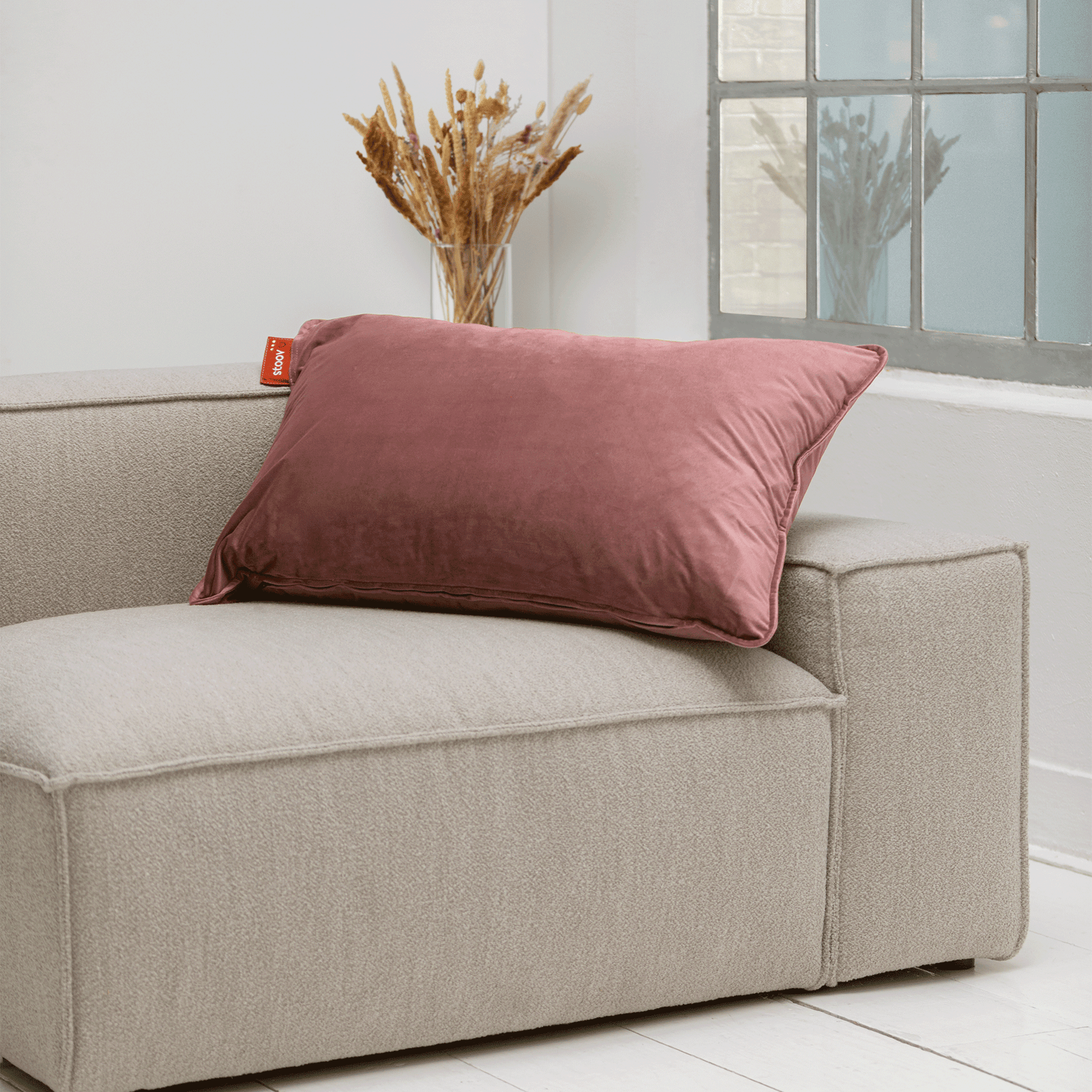 Ploov | 60x90 Velours Rose Poivré