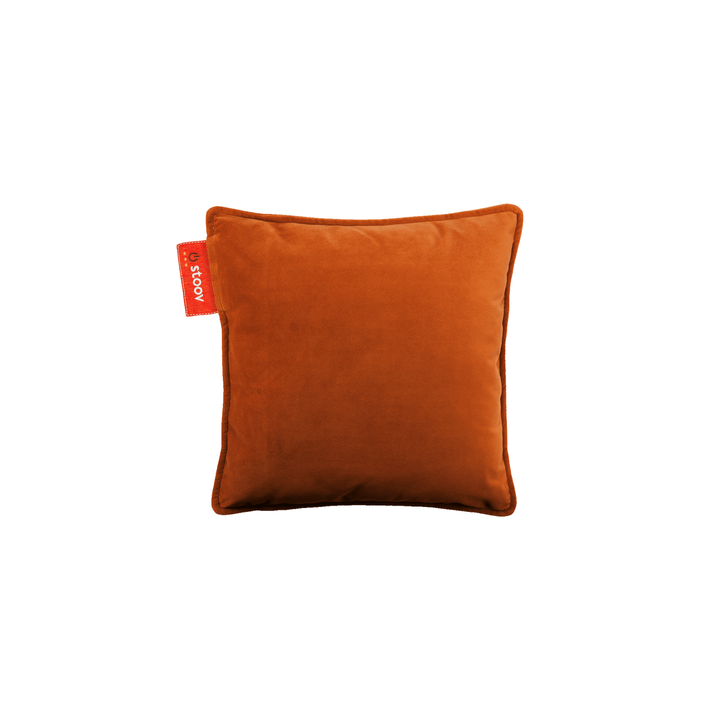 Ploov | 45x45 Velours - Orange Cannelle